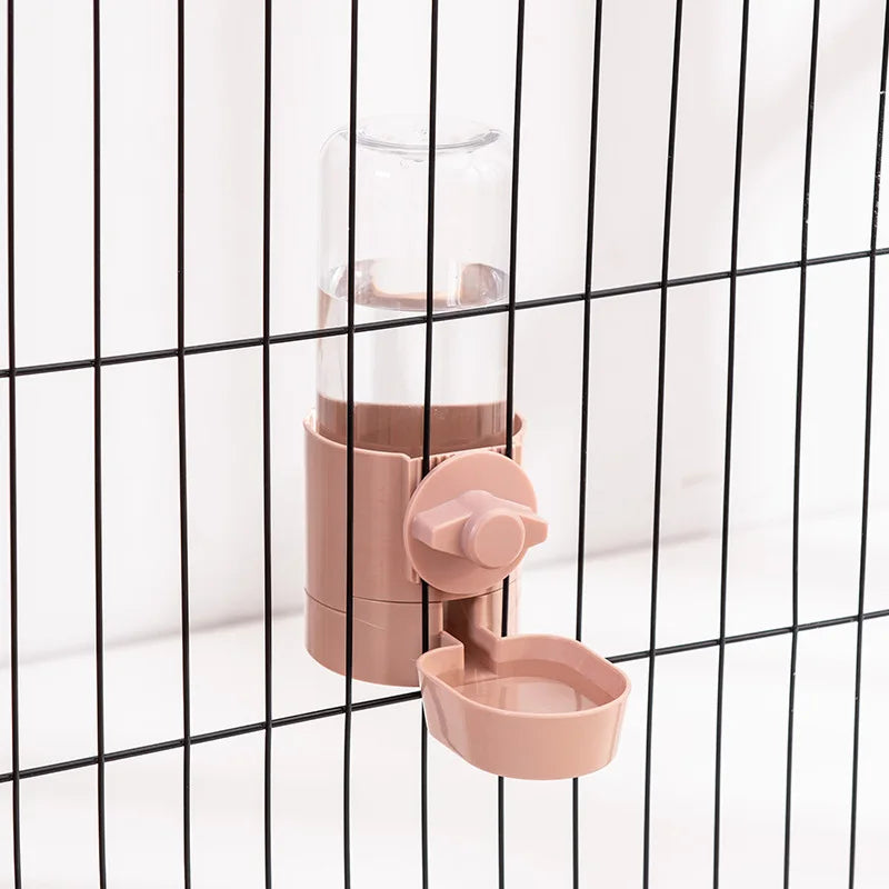 Automatic Pet Feeder Cage Hanging Bowl