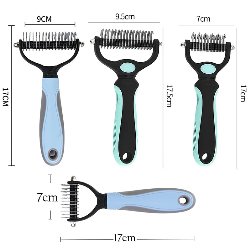 Professional Pet Deshedding Brush 🐾✨