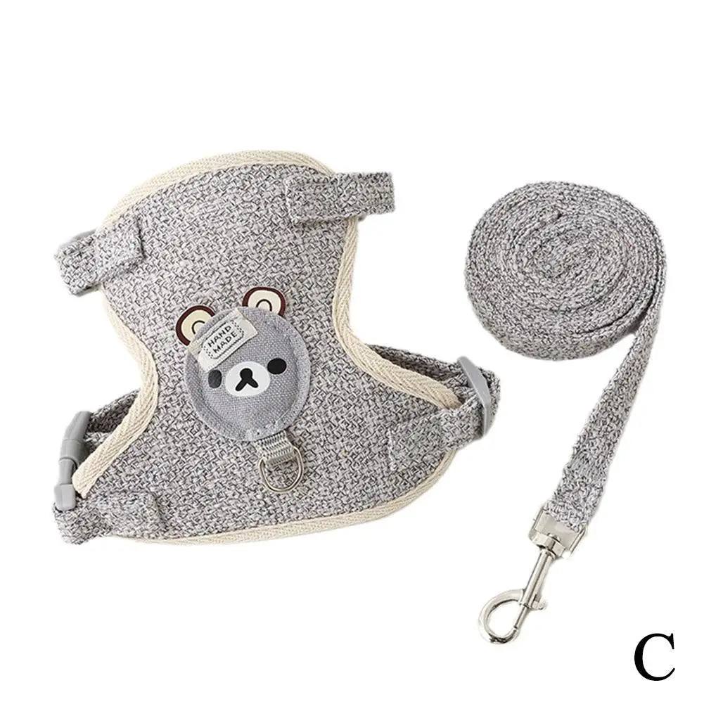 Breathable Undershirt-Style Pet Harness & Leash 🐾💨