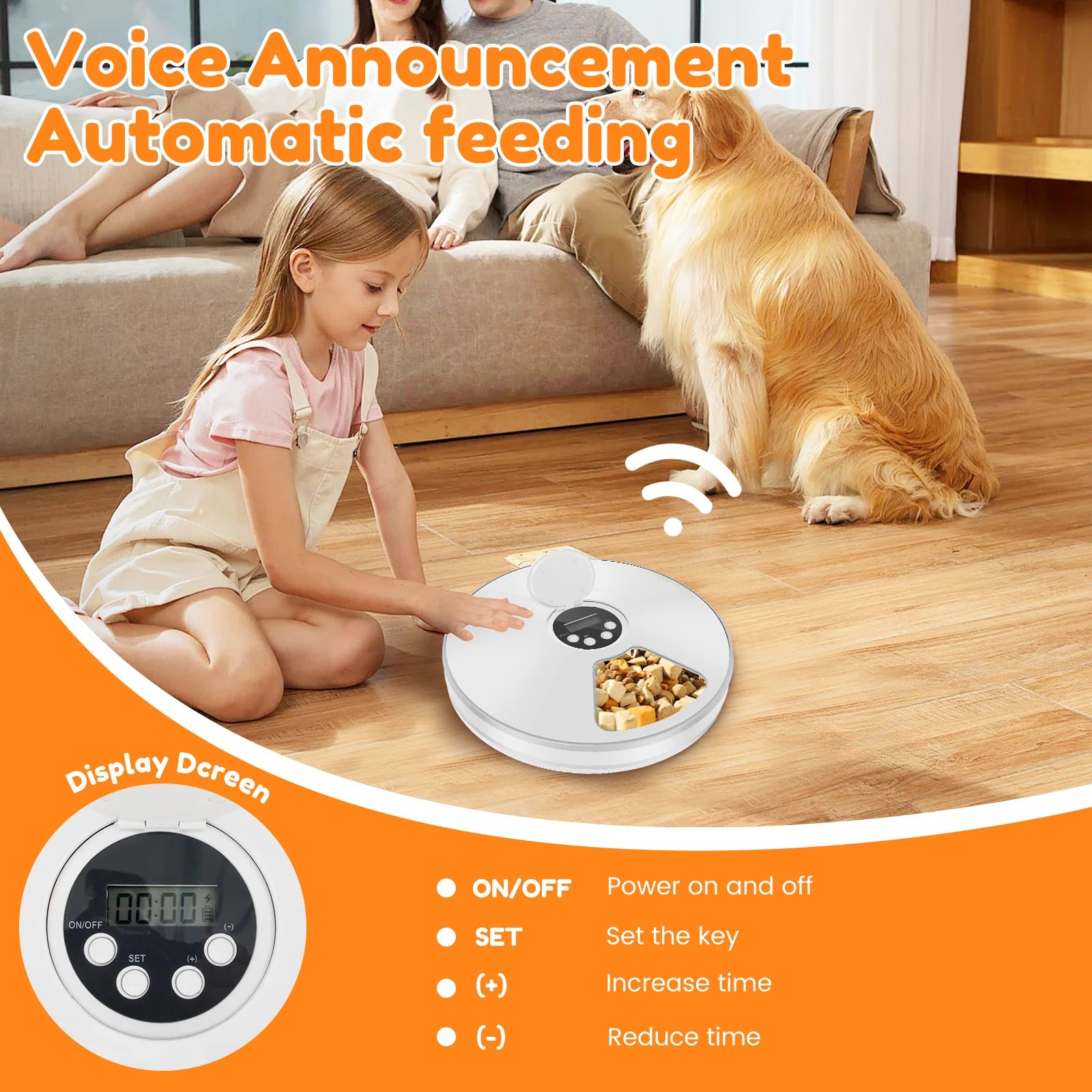 Pet Automatic Feeder Intelligent Timing