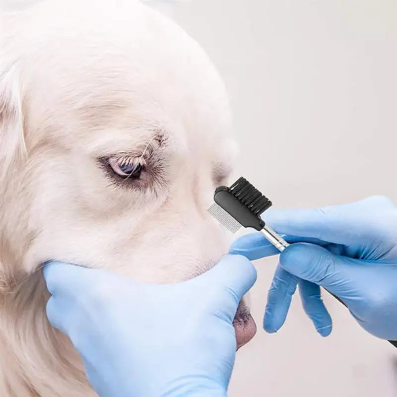 Pet Eye Tear Stain Remover Grooming Brush 🐾👁️