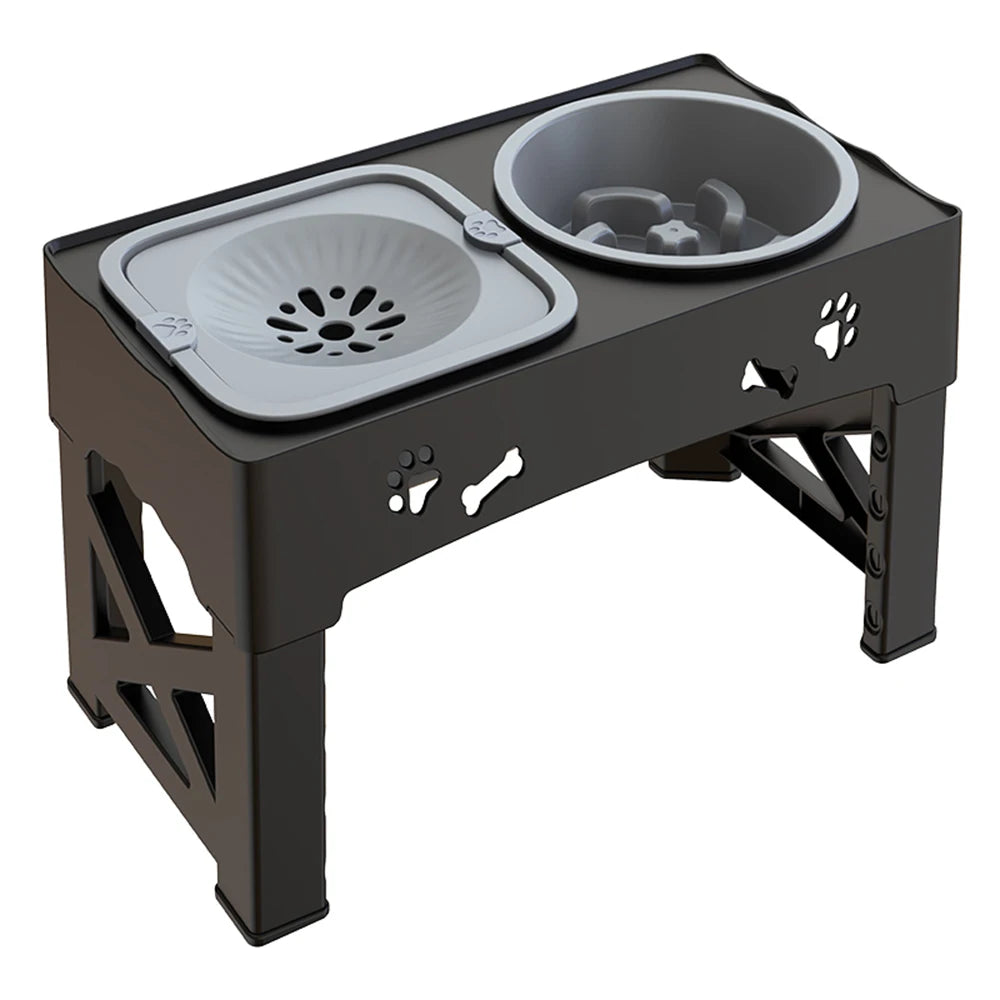 3 In 1 Pet Feeder Slow Feed Bowls Double Bowls