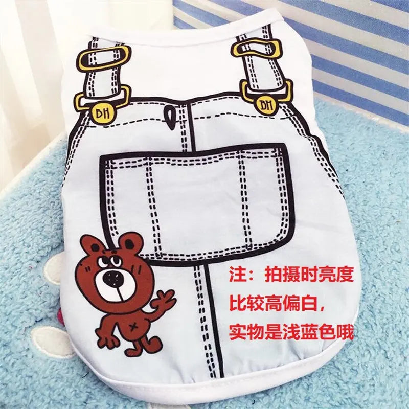 Cartoon Pet T-Shirt for Summer 🌞🐾