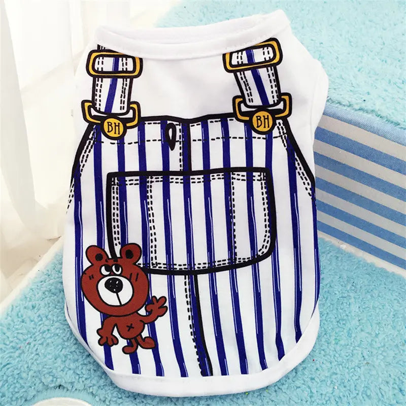 Cartoon Pet T-Shirt for Summer 🌞🐾