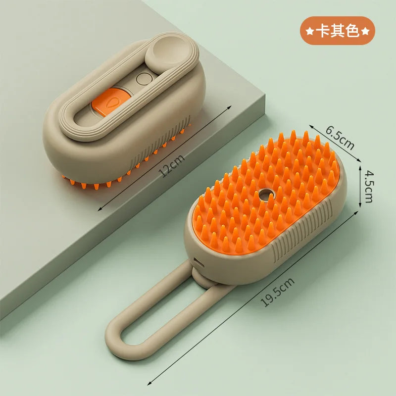 3-in-1 Electric Steam Pet Grooming Brush 🐾💨