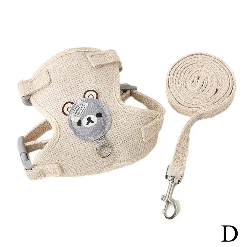 Breathable Undershirt-Style Pet Harness & Leash 🐾💨