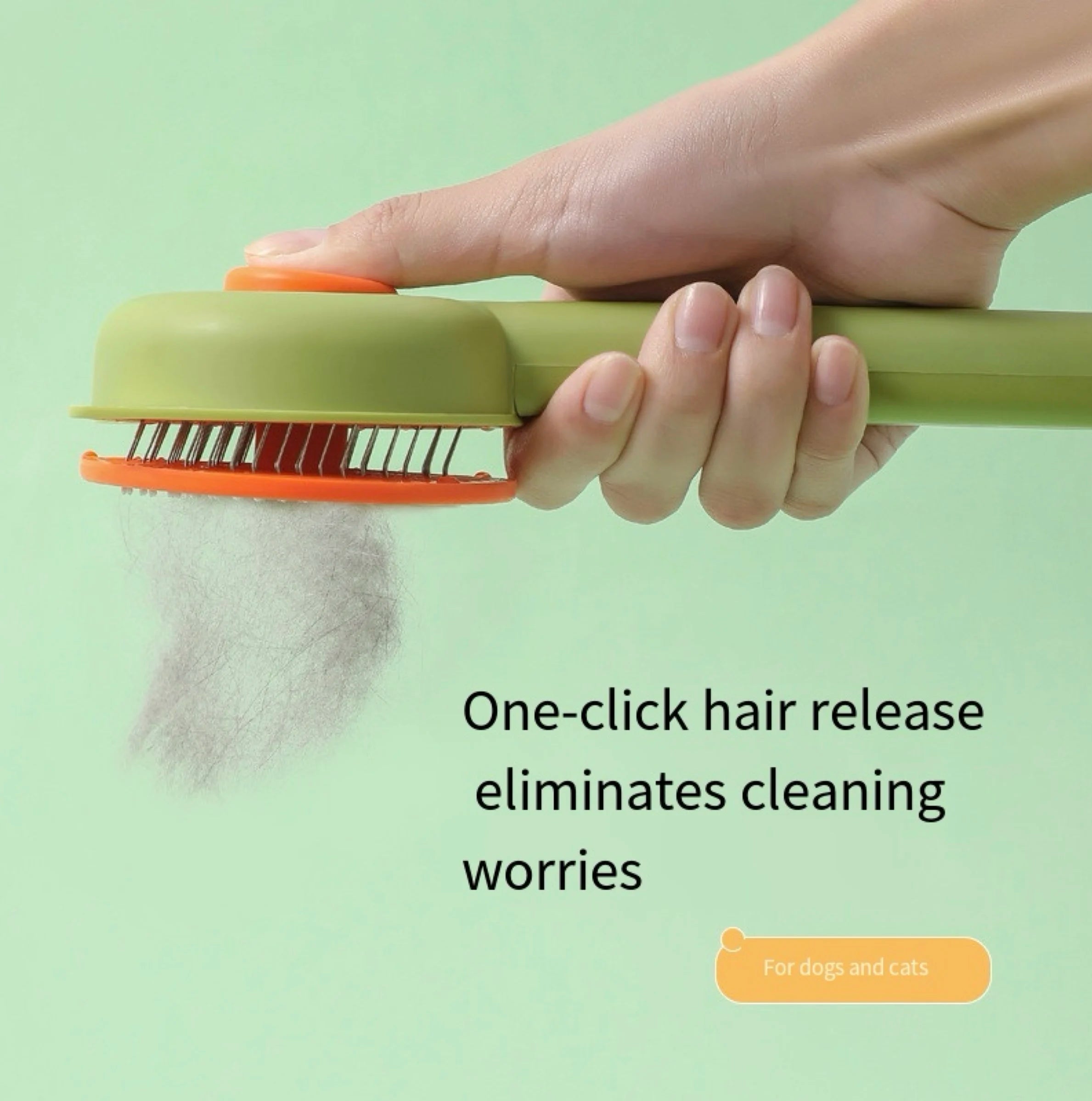Cat & Dog Hair Remover Grooming Brush 🐾✨