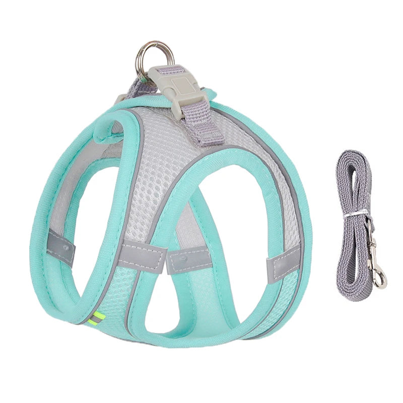 Adjustable Cat & Dog Harness Leash Set for Outdoor Adventures 🐾🌳