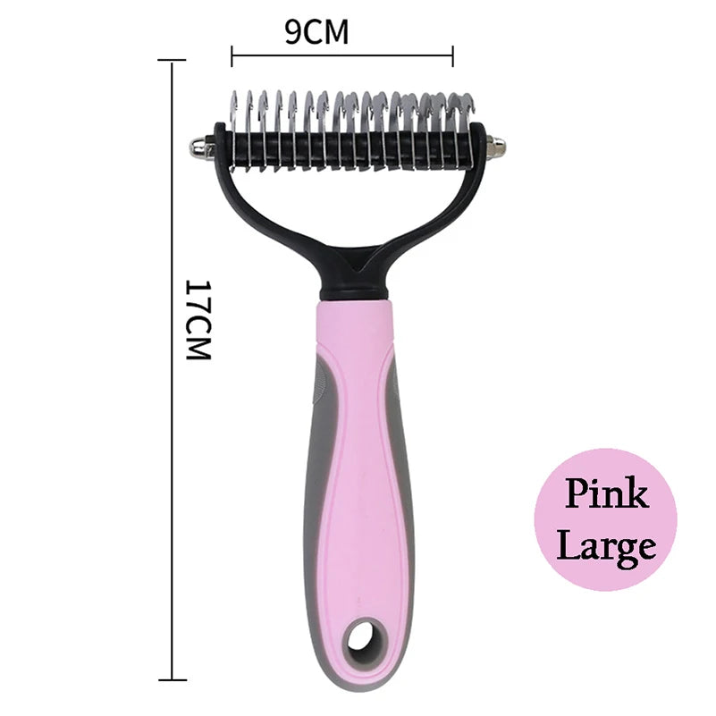 Professional Pet Deshedding Brush 🐾✨