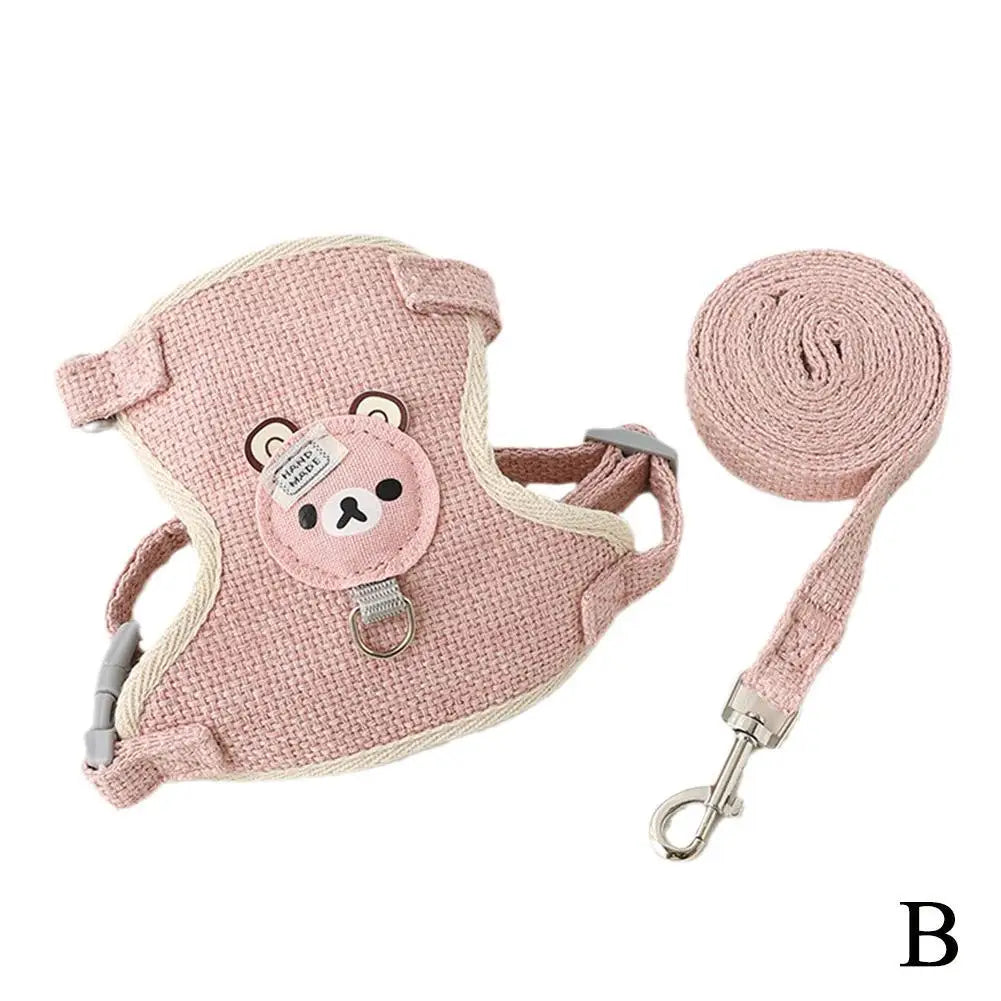 Breathable Undershirt-Style Pet Harness & Leash 🐾💨