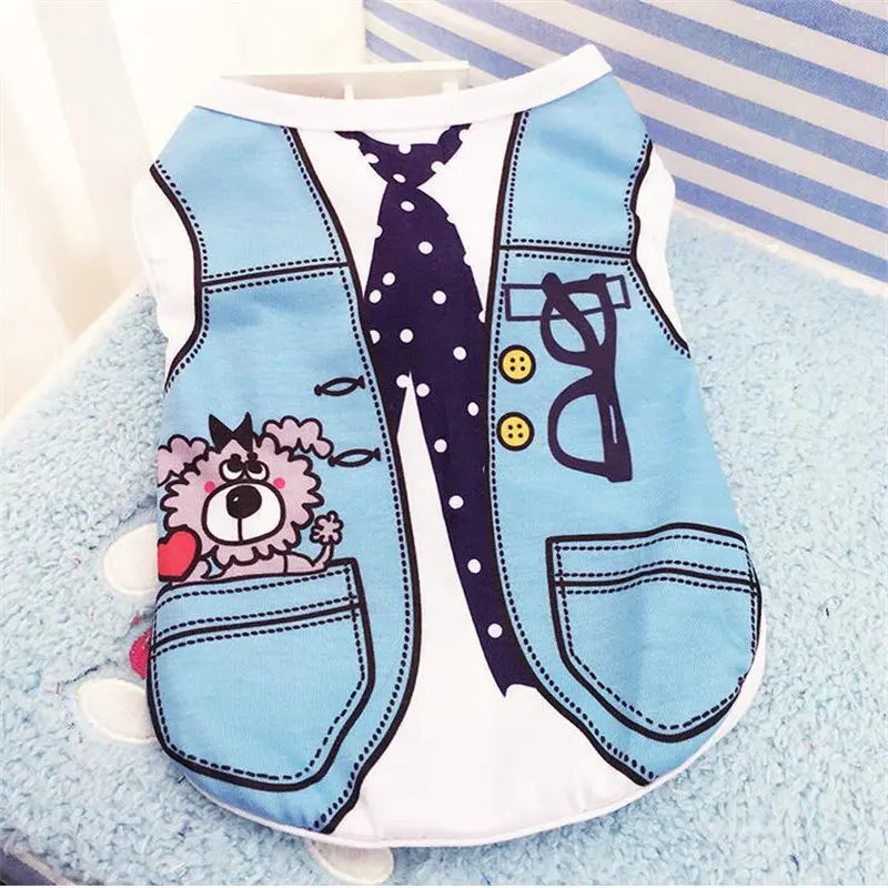 Cartoon Pet T-Shirt for Summer 🌞🐾