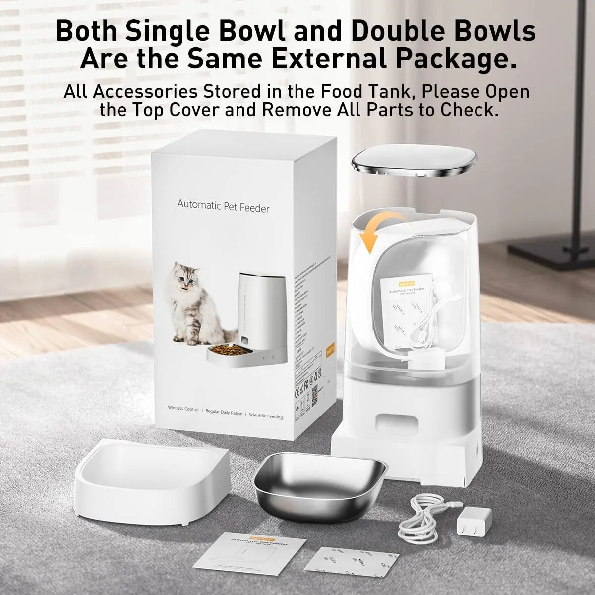 Smart WiFi Automatic Pet Feeder 🐾📱