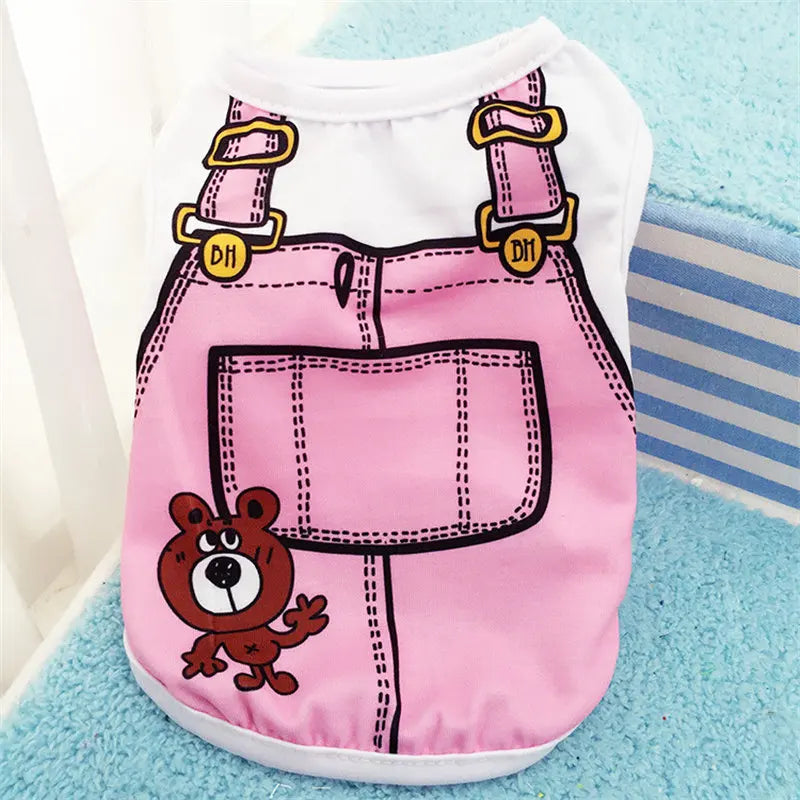 Cartoon Pet T-Shirt for Summer 🌞🐾