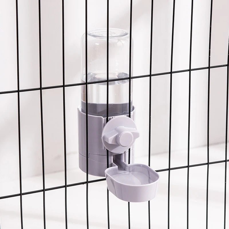 Automatic Pet Feeder Cage Hanging Bowl