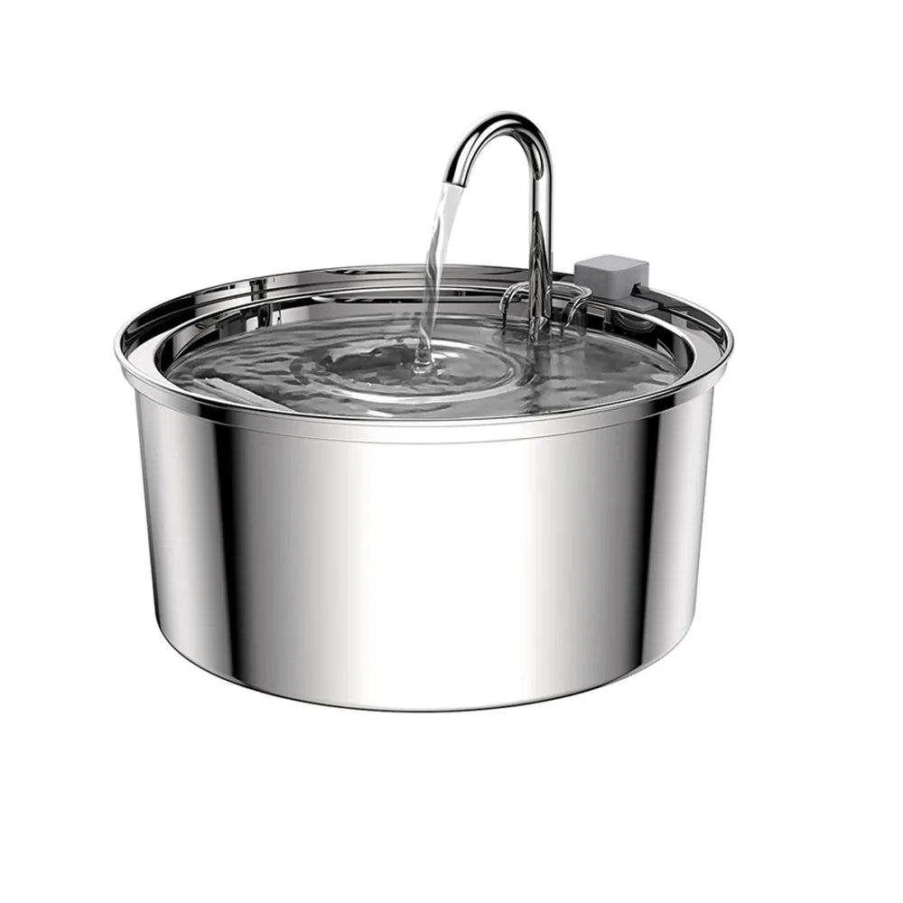 Stainless Steel Automatic Pet Water Fountain 🐾💧