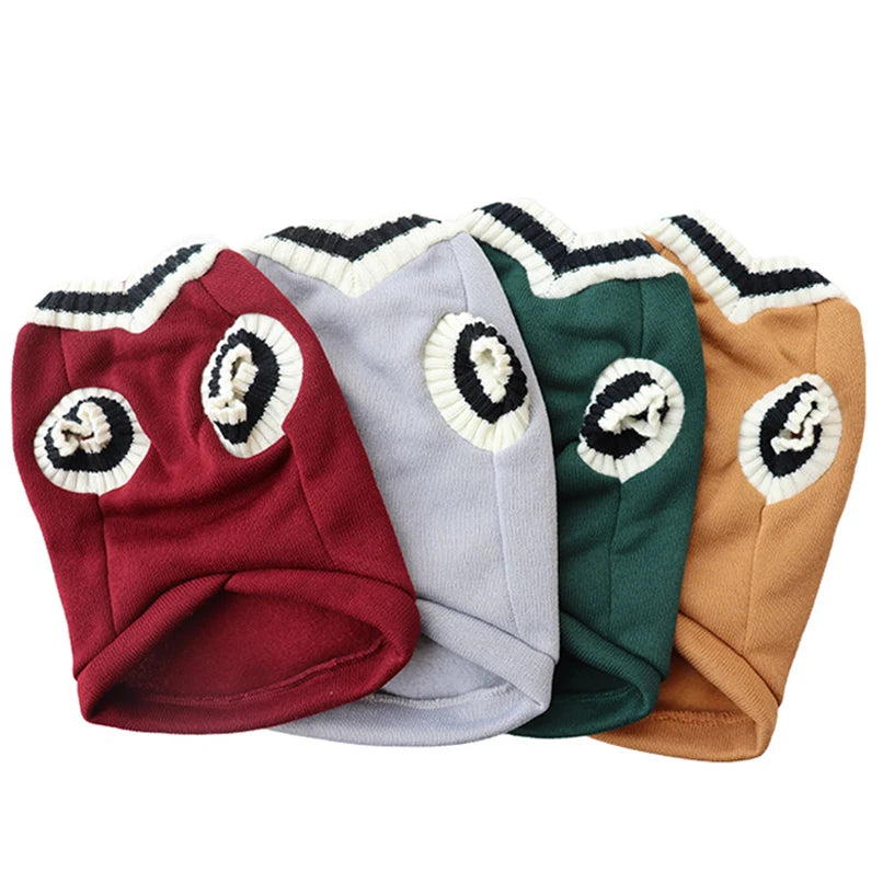 Cozy College Style Pet Sweater 🐾🎓