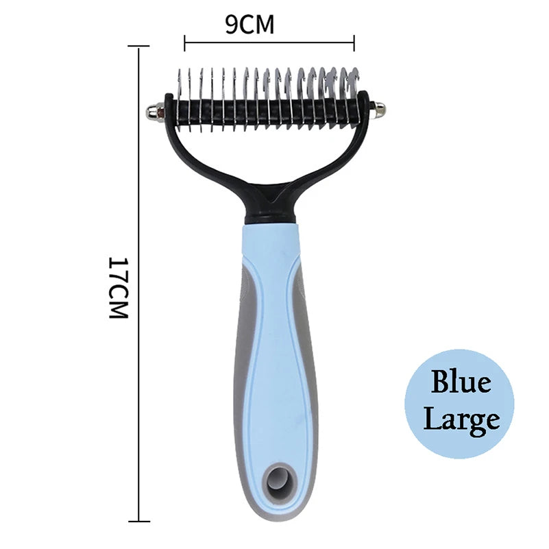 Professional Pet Deshedding Brush 🐾✨