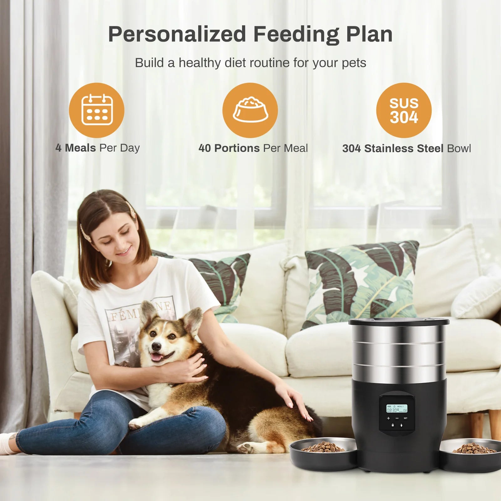 4L Smart Pet Feeder