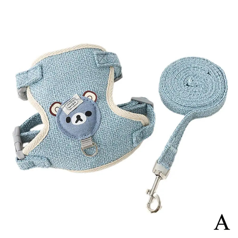 Breathable Undershirt-Style Pet Harness & Leash 🐾💨