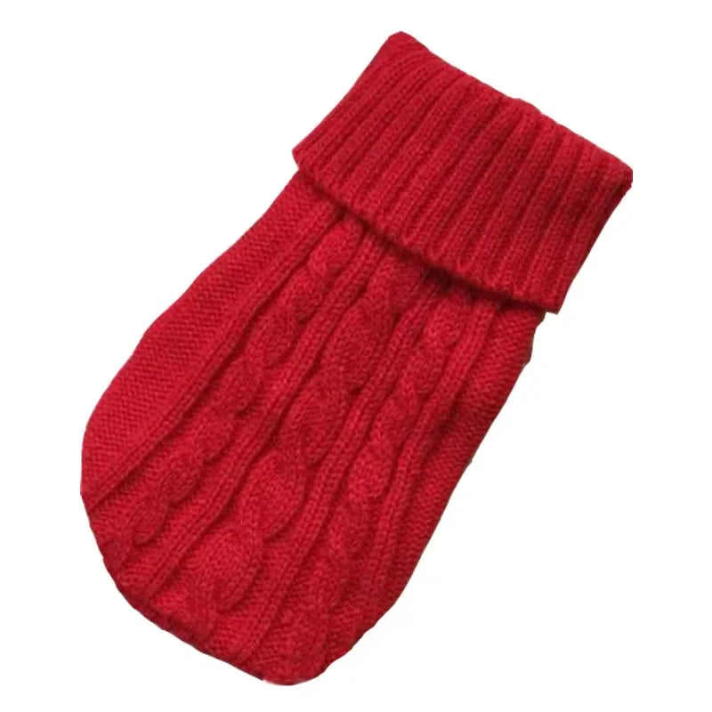 Knitted Winter Pet Sweater 🧶❄️