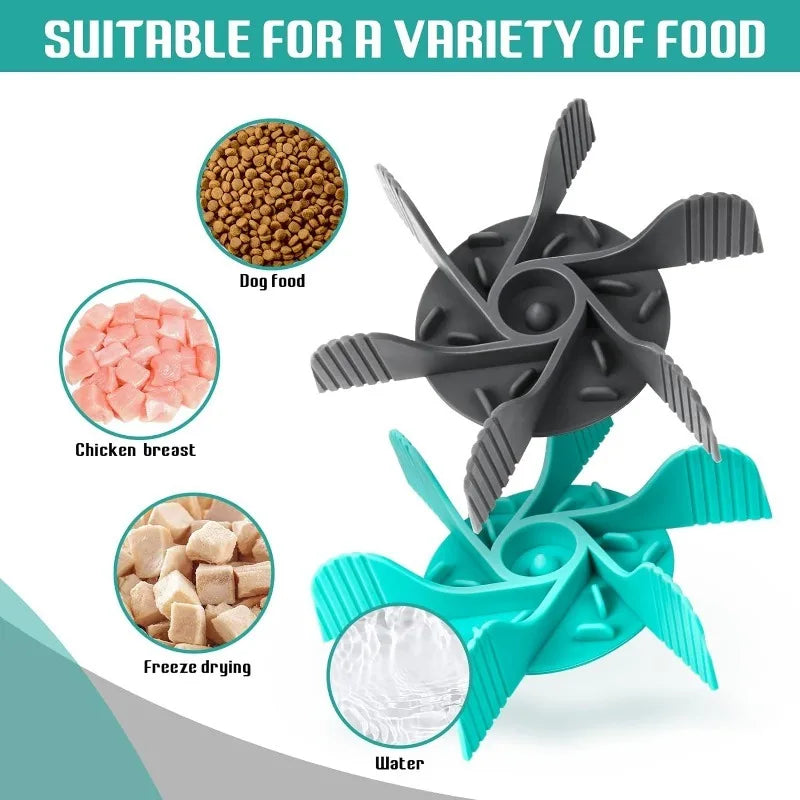 Anti-Choking Suction Cup Slow Feed Bowl 🐾🍽️