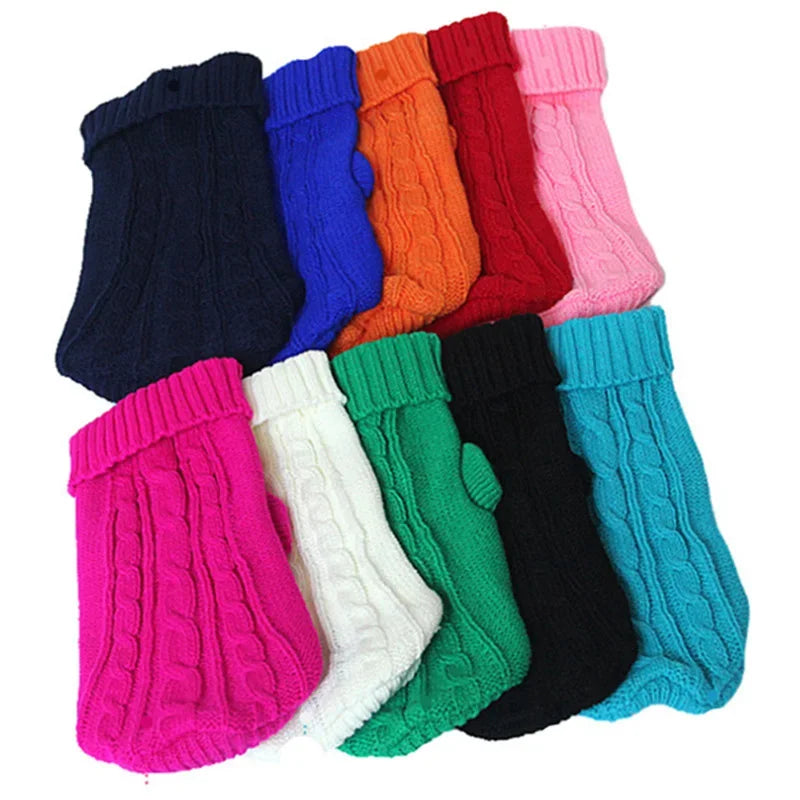 Knitted Winter Pet Sweater 🧶❄️