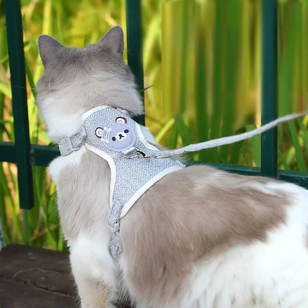 Breathable Undershirt-Style Pet Harness & Leash 🐾💨