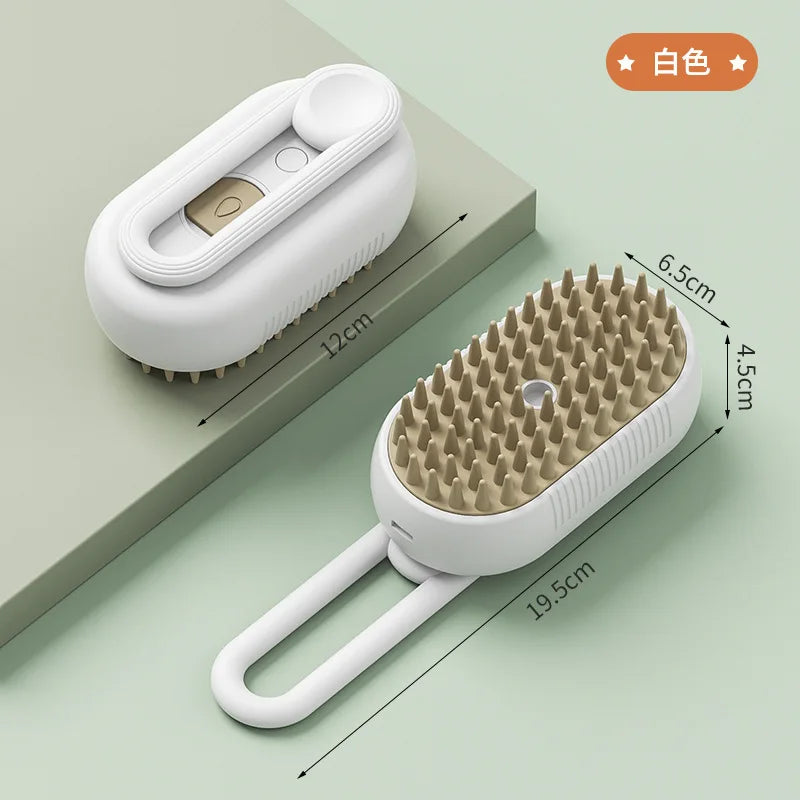 3-in-1 Electric Steam Pet Grooming Brush 🐾💨