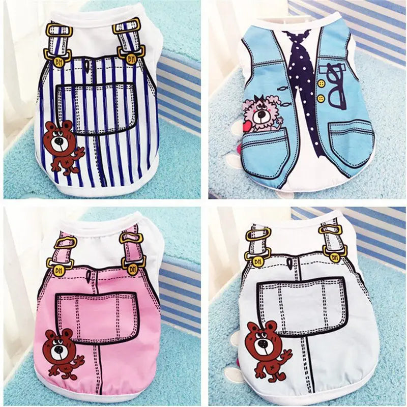 Cartoon Pet T-Shirt for Summer 🌞🐾