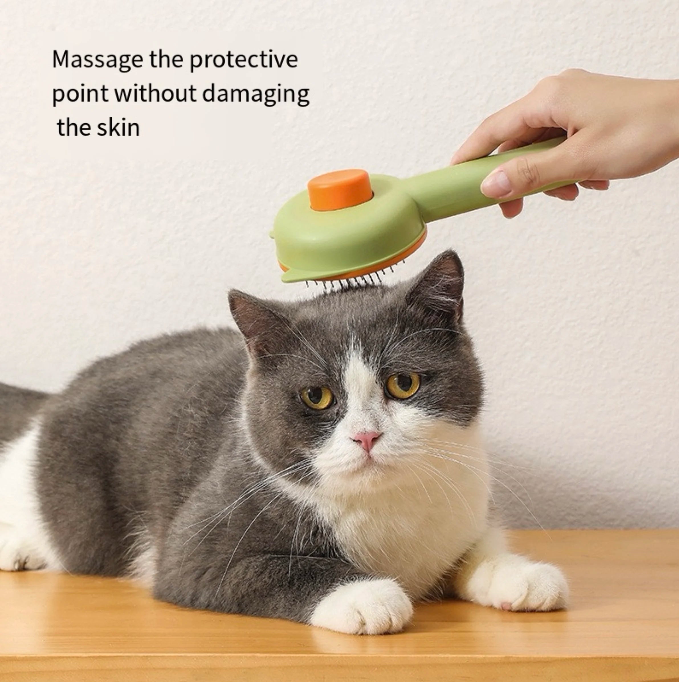 Cat & Dog Hair Remover Grooming Brush 🐾✨
