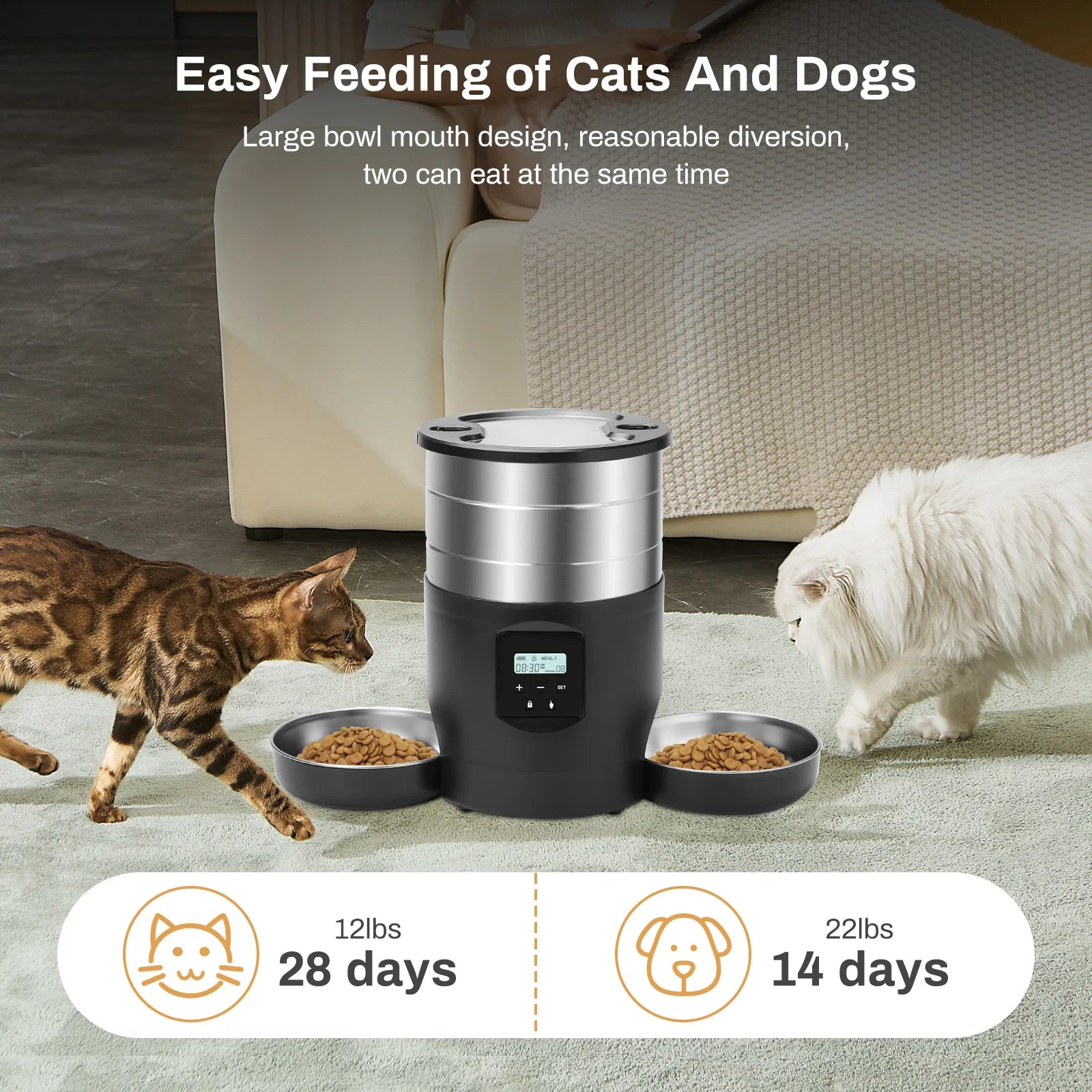 4L Smart Pet Feeder